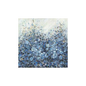 Modern Floral Unframed Canvas Wall Art 16" X 16"